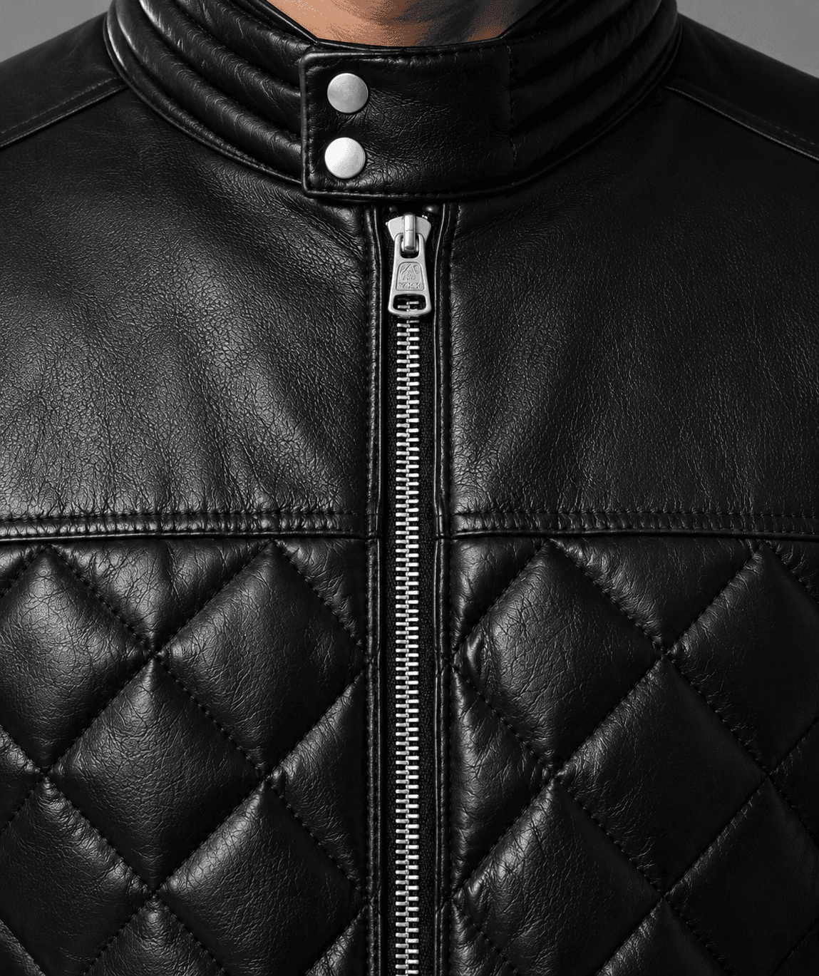 Men’s Black Stallion Leather Biker Vest