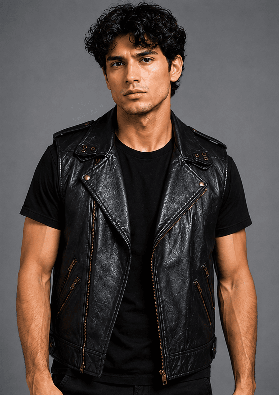 Men’s Summit Rider Leather Vest