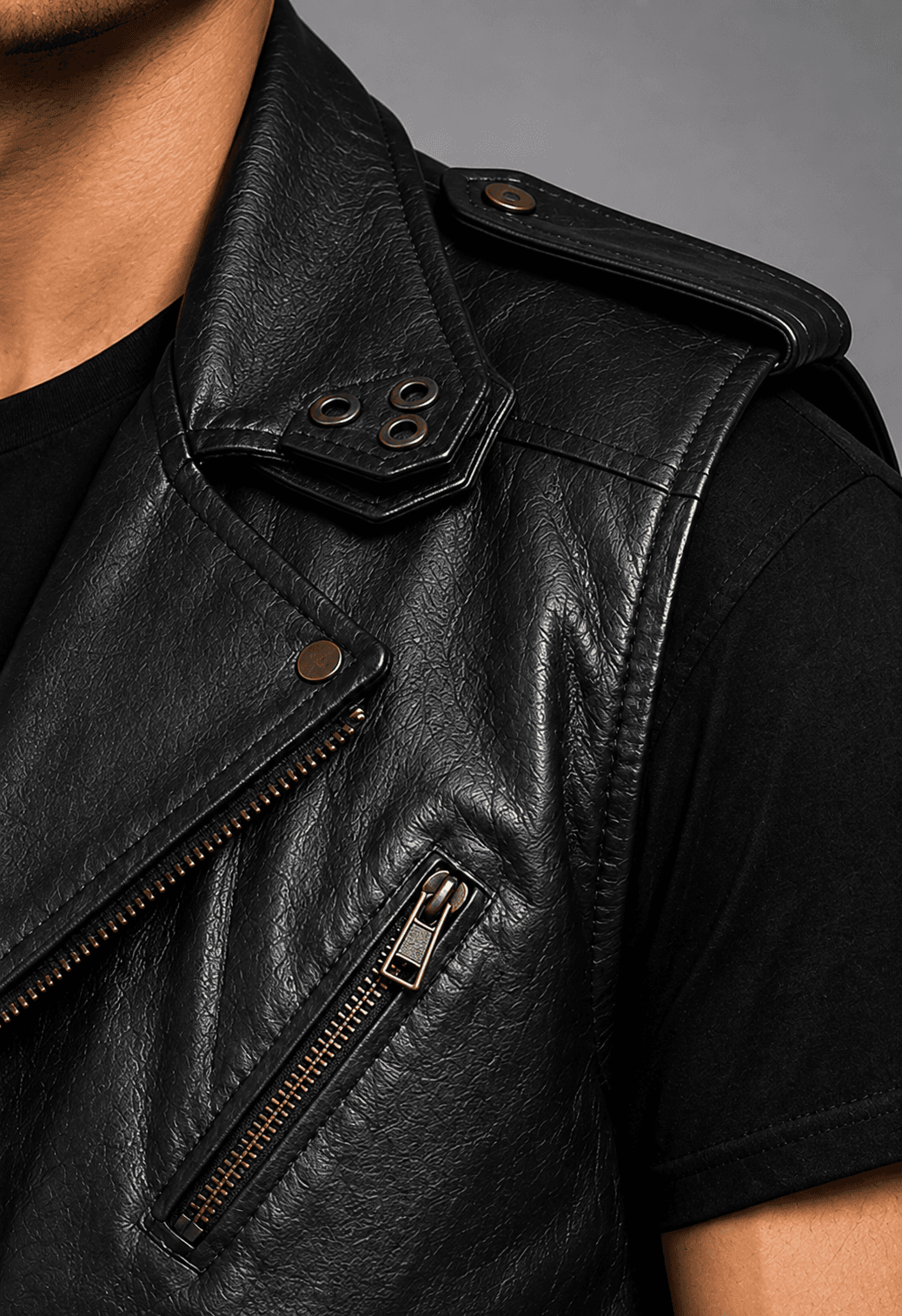 Men’s Summit Rider Leather Vest