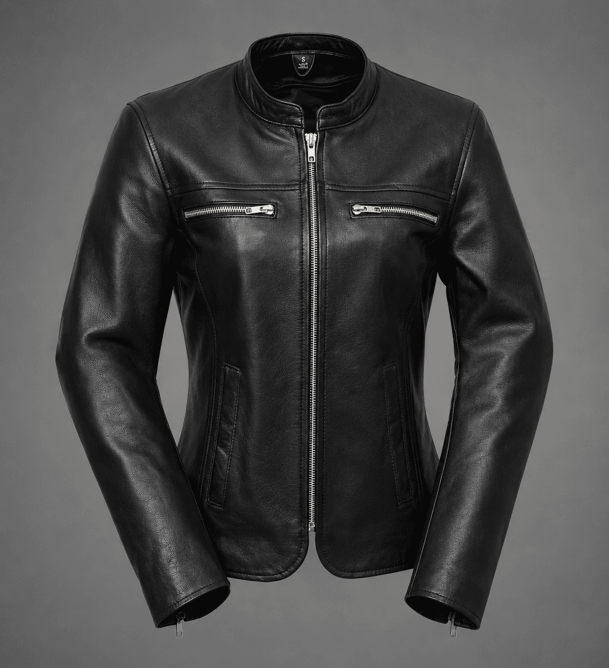 Women’s Black Biker Leather Jacket – Bold & Timeless Ride Style