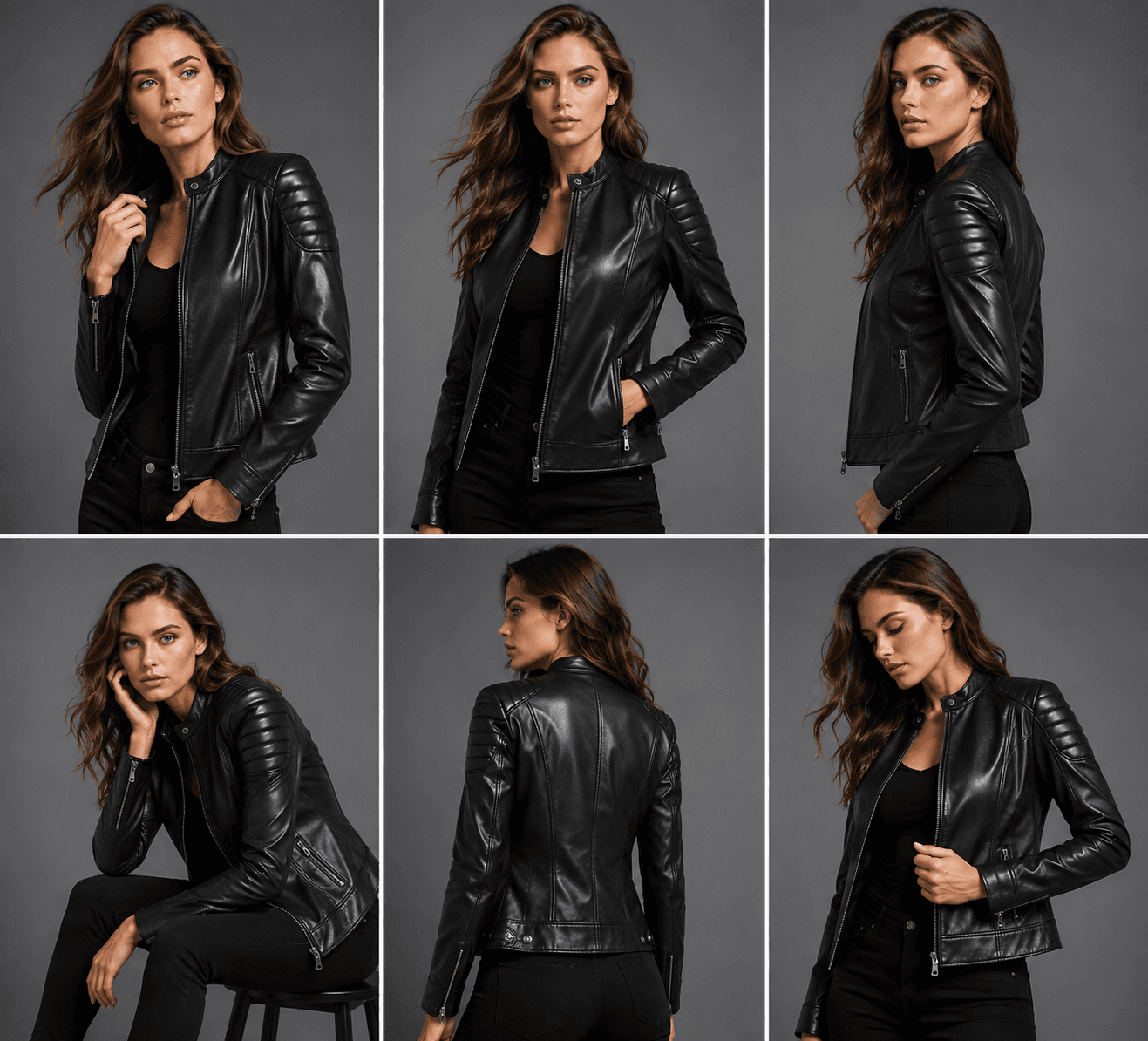 Women’s Black Café Racer Real Leather Jacket – Timeless Biker Elegance