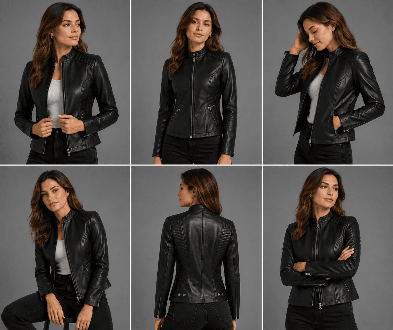 Women’s Café Racer Black Leather Jacket – Classic Fit with Modern Attitude